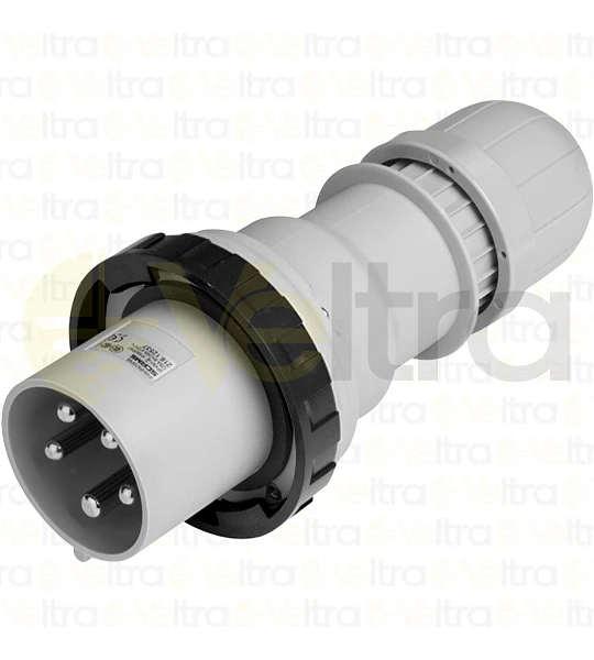 ENCHUFE INDUSTRIAL MACHO VOLANTE 3P+T 125A IP67 5H 600-690V