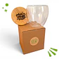 VASO DE VIDRIO Y BAMBÚ 260 ML - Miniatura 3