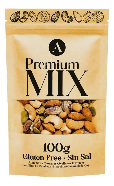 PREMIUM MIX FRUTOS SECOS 100 GRS - AMBROSIA