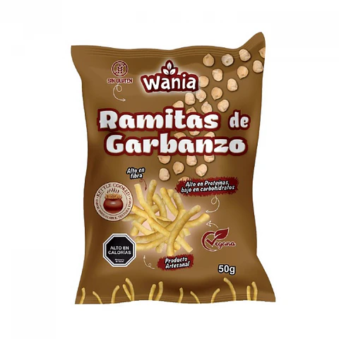 RAMITAS DE GARBANZO 50 g INDIVIDUAL - WANIA