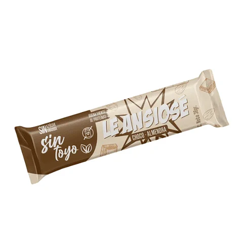 BARRITA LE ANSIOSÉ CHOCOLATE ALMENDRAS - SIN TOYO