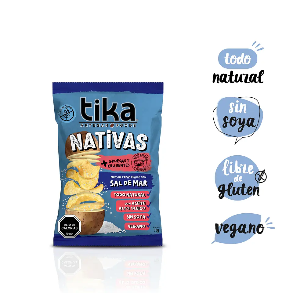 PAPAS NATIVAS 35 g INDIVIDUAL - TIKA 1