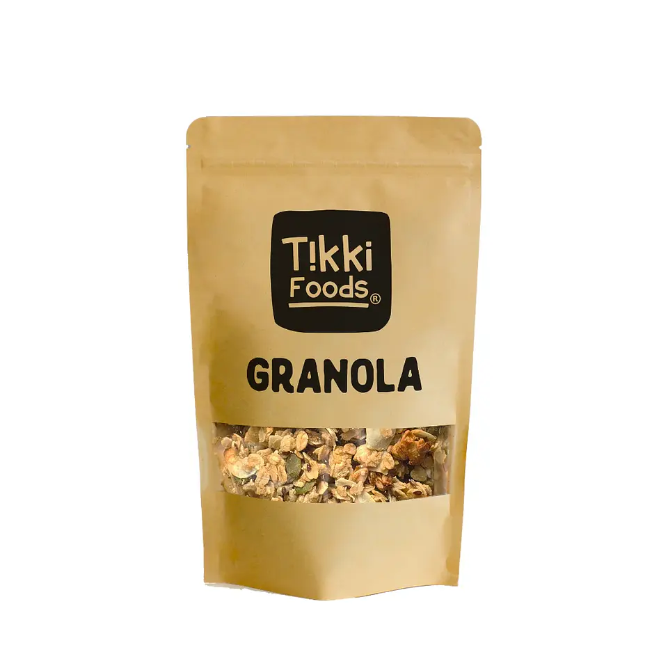 GRANOLA ARTESANAL MULTISEMILLA CON CLUSTERS 350 g- TIKKI FOODS 1
