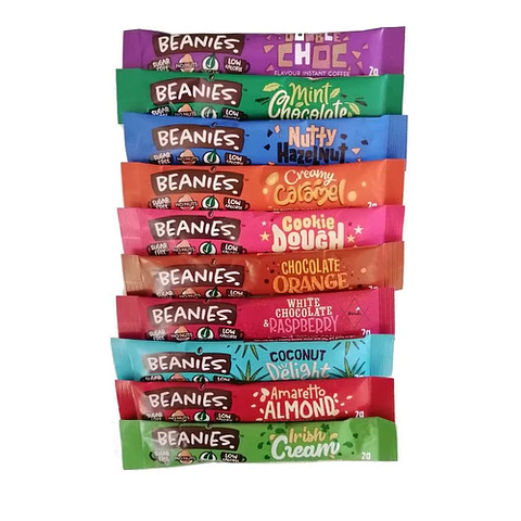 SACHET CAFÉ BEANIES SABOR SORPRESA - 1 UNIDAD - BEANIES