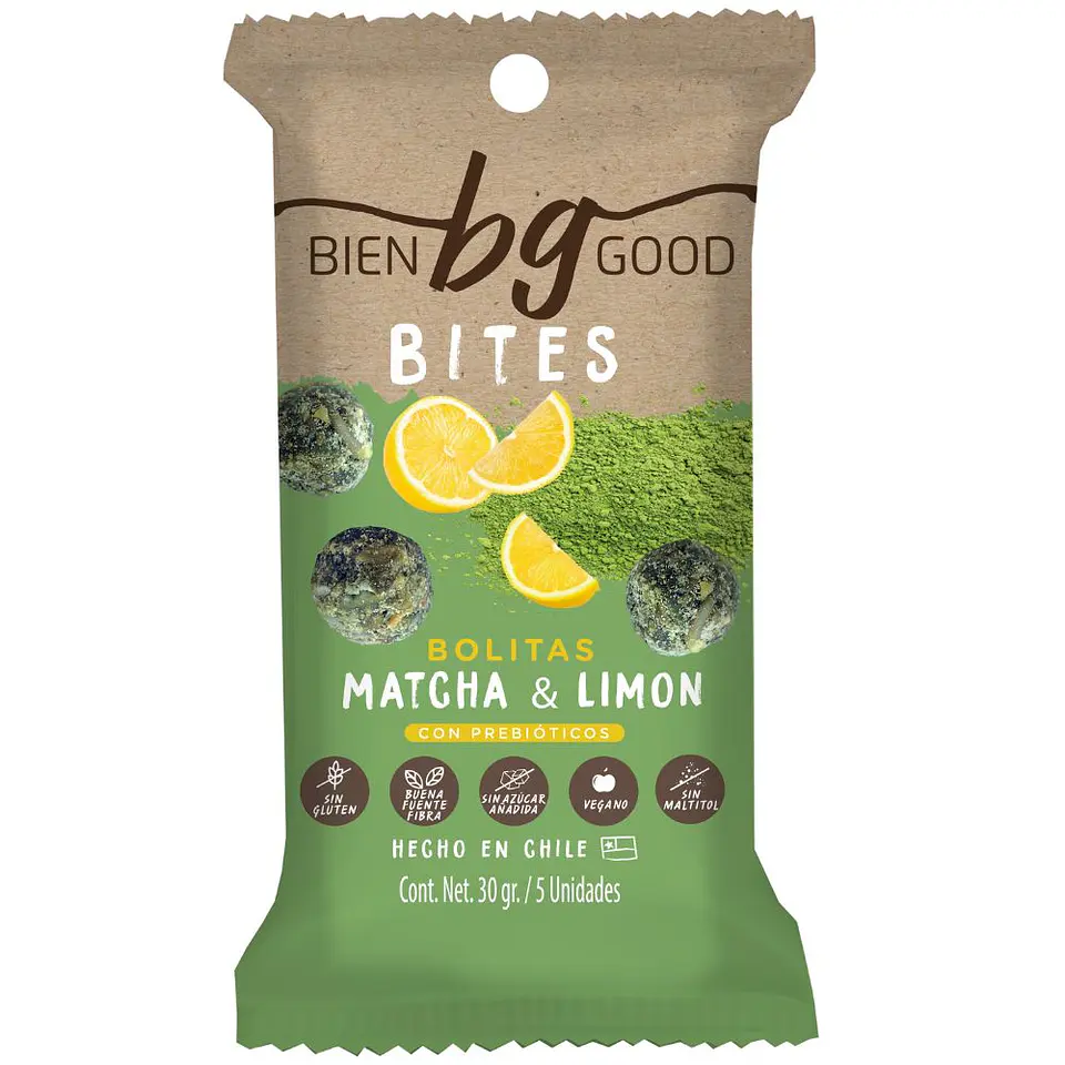 BITES MATCHA LIMÓN - BIENGOOD 1