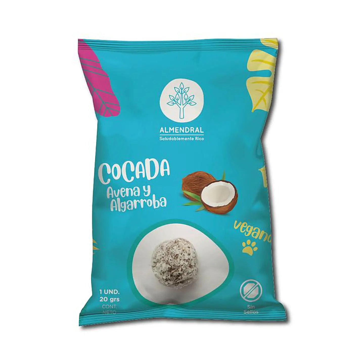 COCADA VEGANA ALGARROBA - ALIMENTOS ALMENDRAL 1