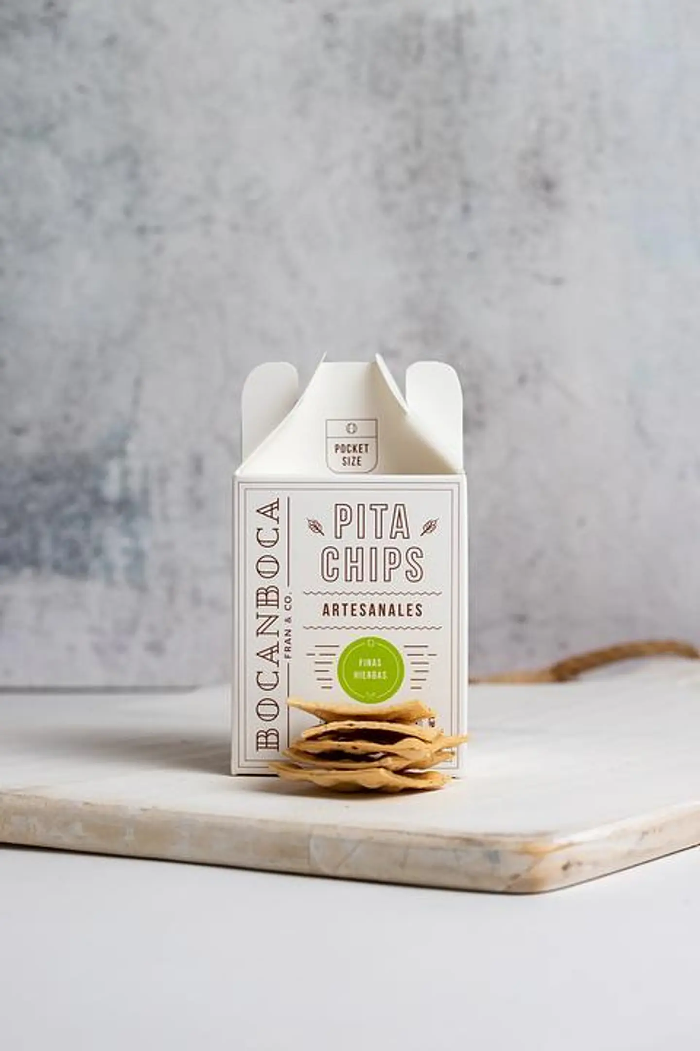 PITA CHIPS POCKET SIZE 50 GRS - FINAS HIERBAS - BOCANBOCA 1