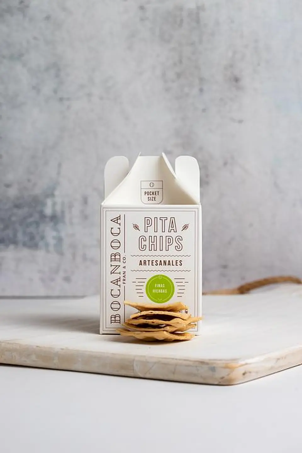PITA CHIPS POCKET SIZE 50 GRS - FINAS HIERBAS - BOCANBOCA 1