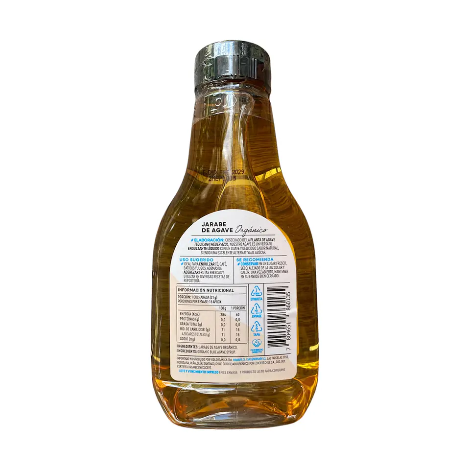 JARABE DE AGAVE ORGÁNICO 330 ml - MANARE  2