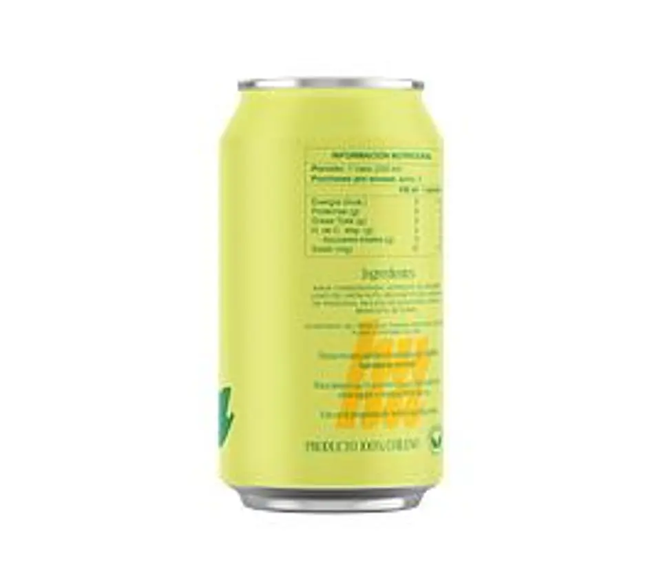 BEBIDA NATURAL PREBIÓTICA GASIFICADA LIMÓN JENGIBRE 350 ML - HUNA 3