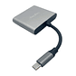 Adaptador USB Tipo-C 3 en 1 a HDMI + USB 3.0 + PD VegGieg V-TC03 - Miniatura 4