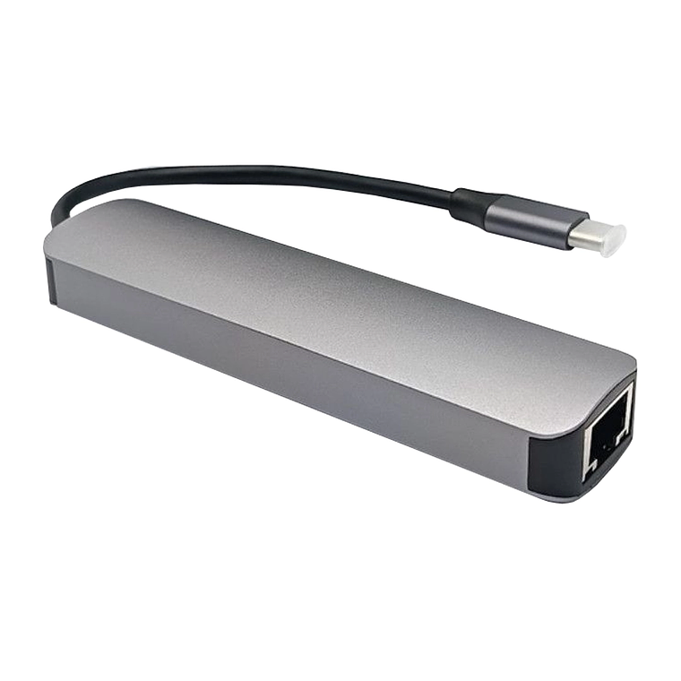 Adaptador USB Tipo-C 5 en 1 a HDMI 4K + USB 3.0 + PD + RJ45 VegGieg V-TC05R 3