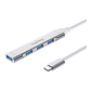 Adaptador USB Tipo-C con 4 Puertos USB 3.0/2.0 VegGieg V-K303 - Miniatura 1