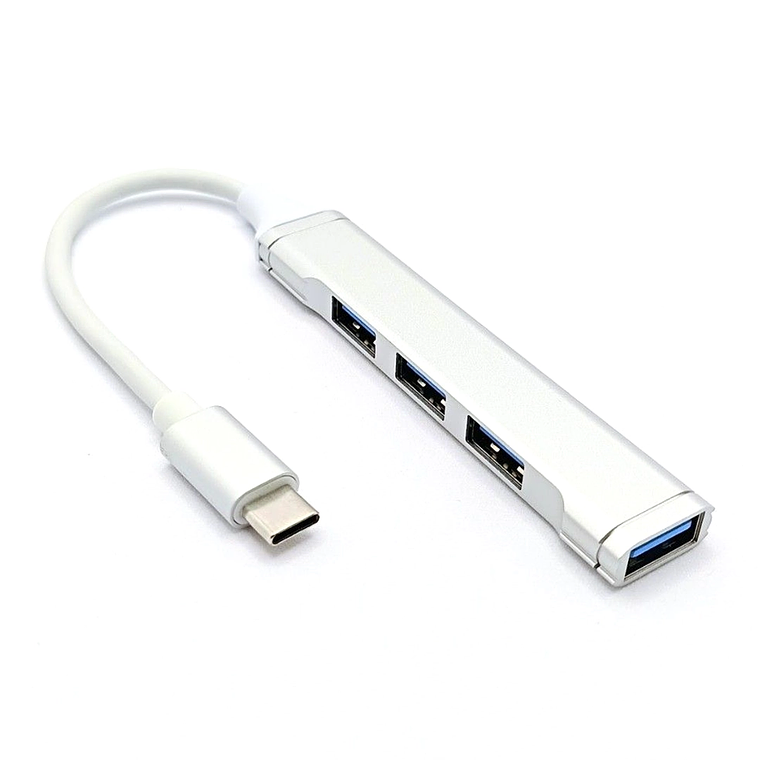 Adaptador USB Tipo-C con 4 Puertos USB 3.0/2.0 VegGieg V-K303 4