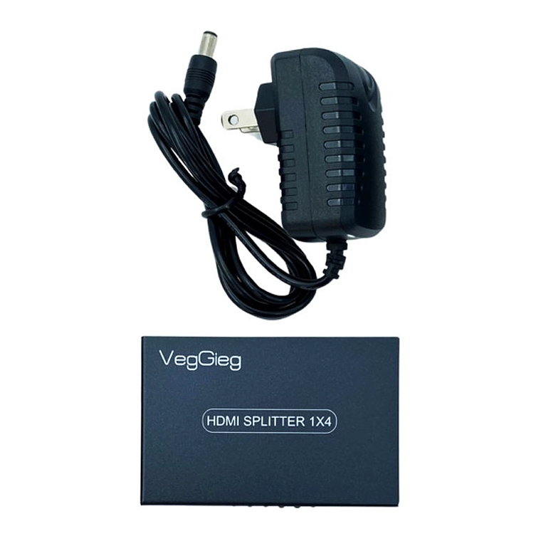 Splitter HDMI 1x4 4K con soporte 3D VegGieg V-HD07 5