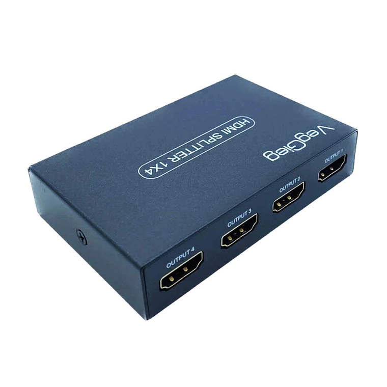 Splitter HDMI 1x4 4K con soporte 3D VegGieg V-HD07 1