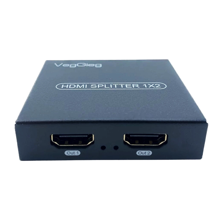 Splitter HDMI 1x2 4K con soporte 3D VegGieg V-HD06 5
