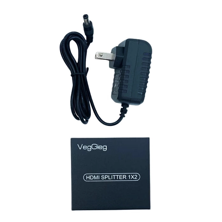 Splitter HDMI 1x2 4K con soporte 3D VegGieg V-HD06 6