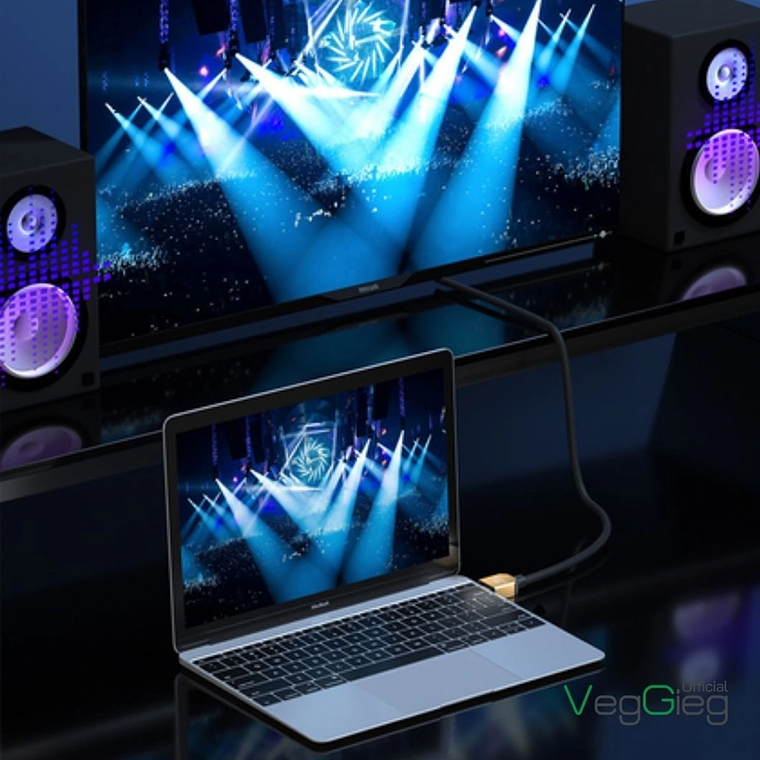 Cable HDMI 2.1 8K 60Hz / 4K 144Hz VegGieg V-H503 – Ultra Alta Definición 7