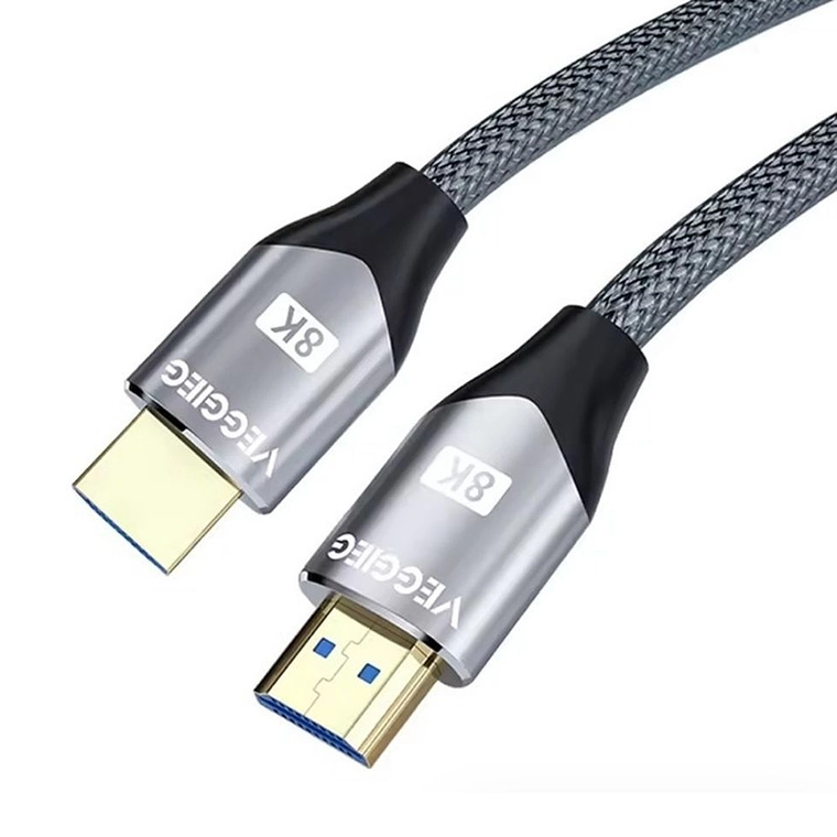 Cable HDMI 2.1 8K 60Hz / 4K 144Hz VegGieg – Alta Velocidad y Ultra Definición 3