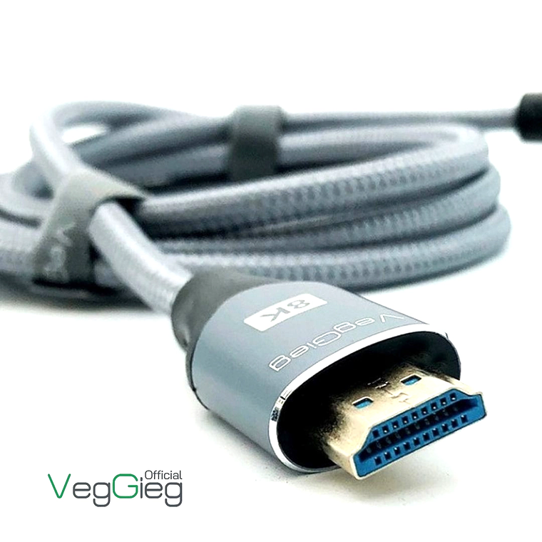 Cable HDMI 2.1 8K 60Hz / 4K 144Hz VegGieg – Alta Velocidad y Ultra Definición 4