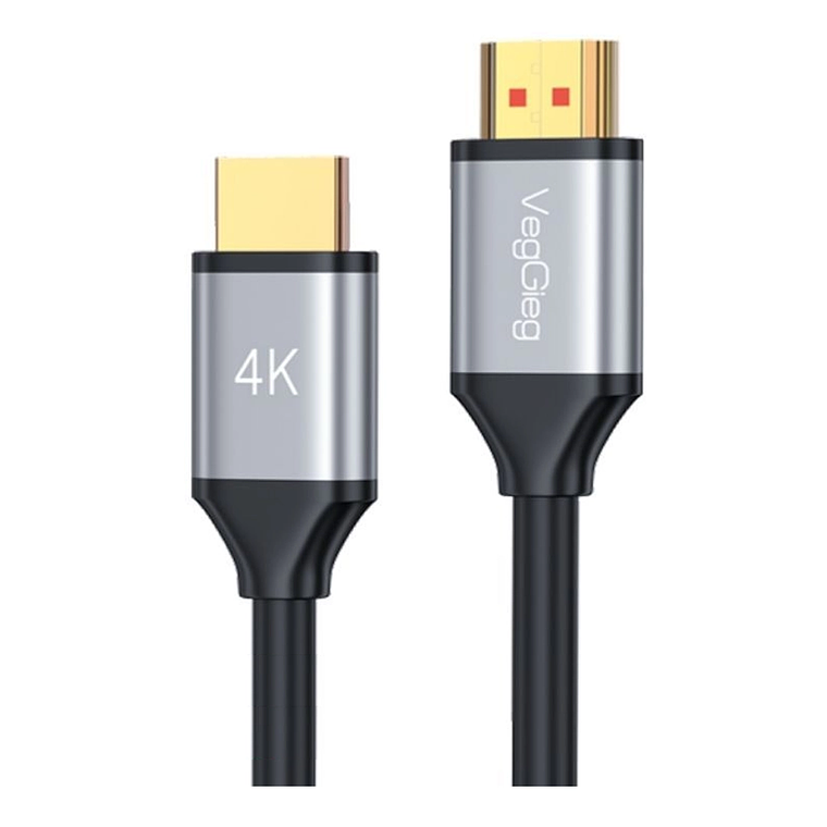 Cable HDMI 2.0 4K 60Hz VegGieg – Alta Definición y Conectores Chapados en Oro 1