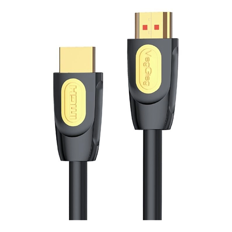 Cable HDMI 2.0 4K 60Hz VegGieg – Alta Definición y Conectores Dorado 1