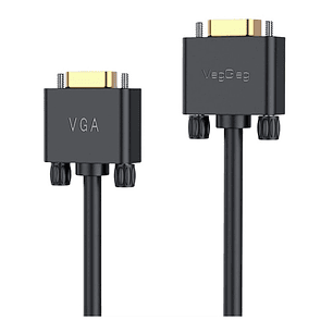 Cable VGA 3+6 Macho V2 Full HD 1920x1080 con Núcleo de Ferrita y Conectores Chapados en Oro