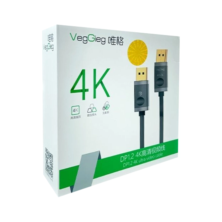 Cable DisplayPort 1.2 4K@60Hz con Cobre OFC y Conectores Chapados en Oro 3