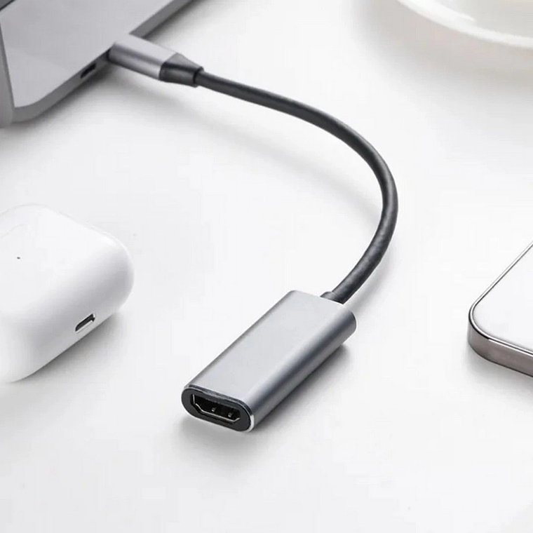 Cable Adaptador USB-C 3.1 a HDMI 4K@30Hz con Carcasa de Aluminio 3