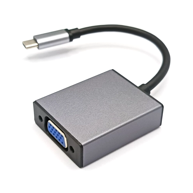 Cable Adaptador USB-C 3.1 a VGA Full HD 1080p 60Hz con Carcasa de Aluminio 2