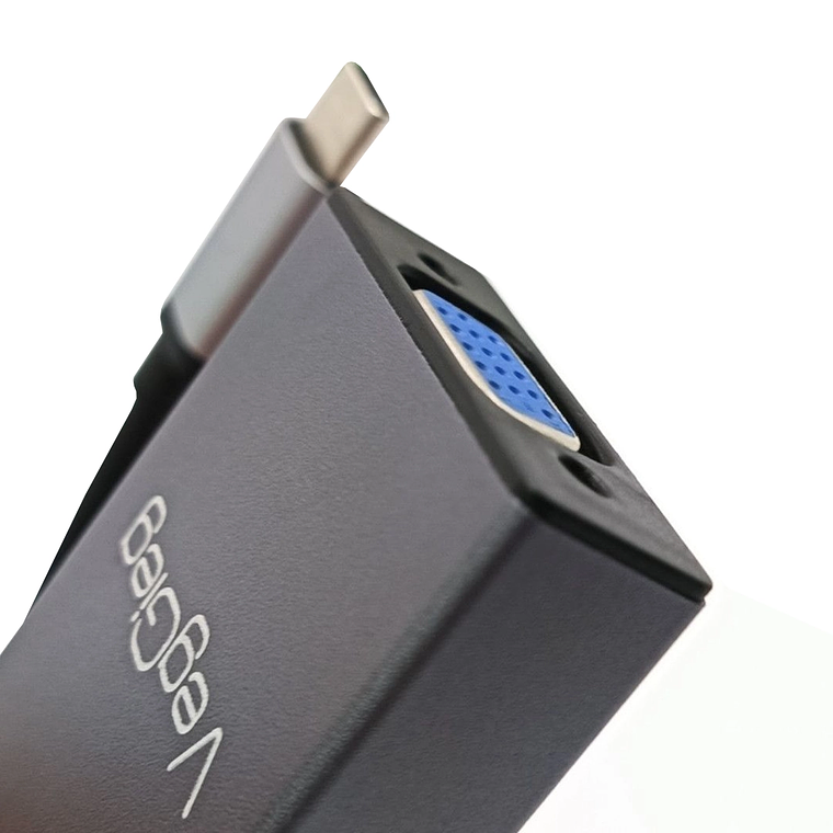 Cable Adaptador USB-C 3.1 a VGA Full HD 1080p 60Hz con Carcasa de Aluminio 3