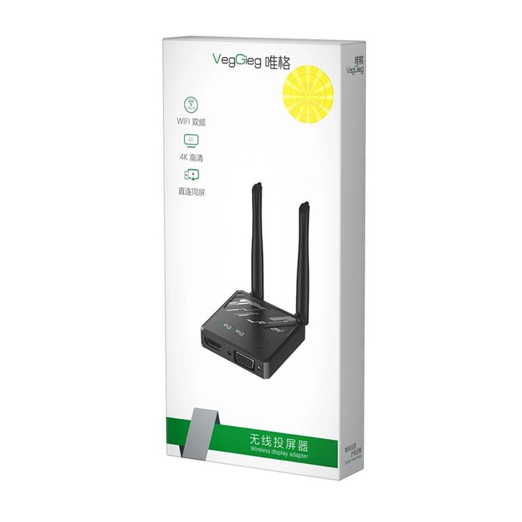 Receptor inalámbrico HDMI VGA 4K WiFi VegGieg V-Q03 5