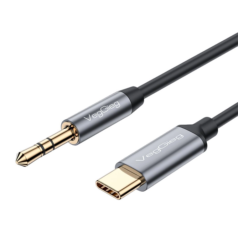 Cable adaptador de audio USB-C a 3,5 mm VegGieg V-A624 2