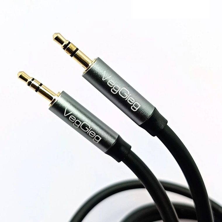 Cable de audio 3,5 mm macho a macho VegGieg V-A615 3