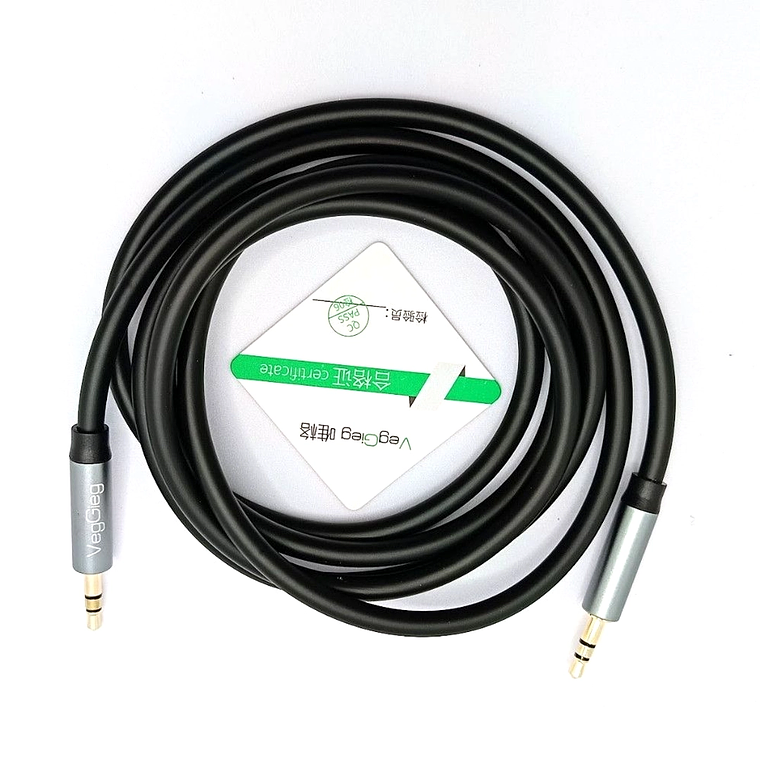 Cable de audio 3,5 mm macho a macho VegGieg V-A615 6