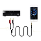 Cable de audio 3,5 mm a 2 RCA VegGieg V-A402 - Miniatura 3