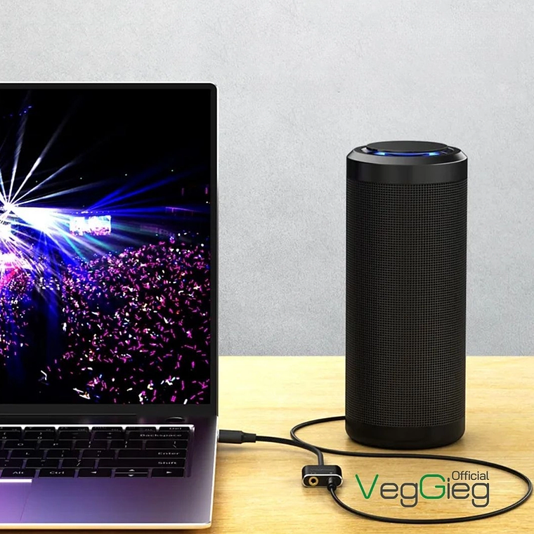 Adaptador de audio y micrófono USB a 3,5 mm VegGieg V-K103 6