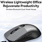 Mouse Inalámbrico VegGieg G900 | Bluetooth + 2.4 GHz | 3600 DPI | Pantalla Digital | Recargable - Miniatura 6