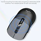 Mouse Inalámbrico VegGieg G900 | Bluetooth + 2.4 GHz | 3600 DPI | Pantalla Digital | Recargable - Miniatura 8