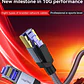 Cable de Red VegGieg CAT8 RJ45 40Gbps 2000MHz Blindado Ethernet Gamer Profesional - Miniatura 2