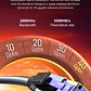 Cable de Red VegGieg CAT8 RJ45 40Gbps 2000MHz Blindado Ethernet Gamer Profesional - Miniatura 3