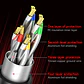 Cable de Red VegGieg CAT8 RJ45 40Gbps 2000MHz Blindado Ethernet Gamer Profesional - Miniatura 8
