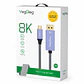 Cable Adaptador Usb-c A Displayport Veggieg 8k 60hz 4k 144hz - Miniatura 2