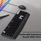 Kit Teclado Y Mouse Veggieg Mk500 Alámbrico Usb Para Oficina - Miniatura 2