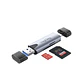 Lector De Tarjetas Sd Micro Sd 2 En 1 Usb-c Usb 3.0 Veggieg - Miniatura 1