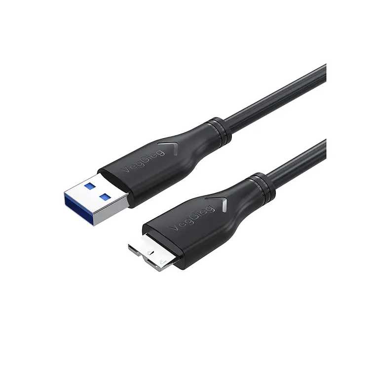 Cable Usb 3.0 A A Micro-b Veggieg V-u318 Para Disco Duro Hdd 1