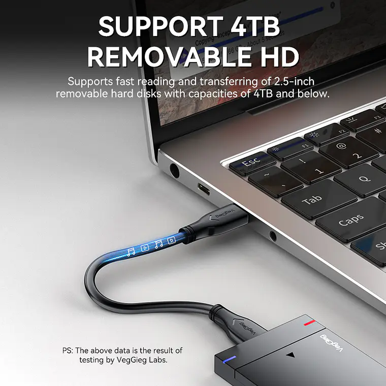 Cable Usb 3.0 A A Micro-b Veggieg V-u318 Para Disco Duro Hdd 3