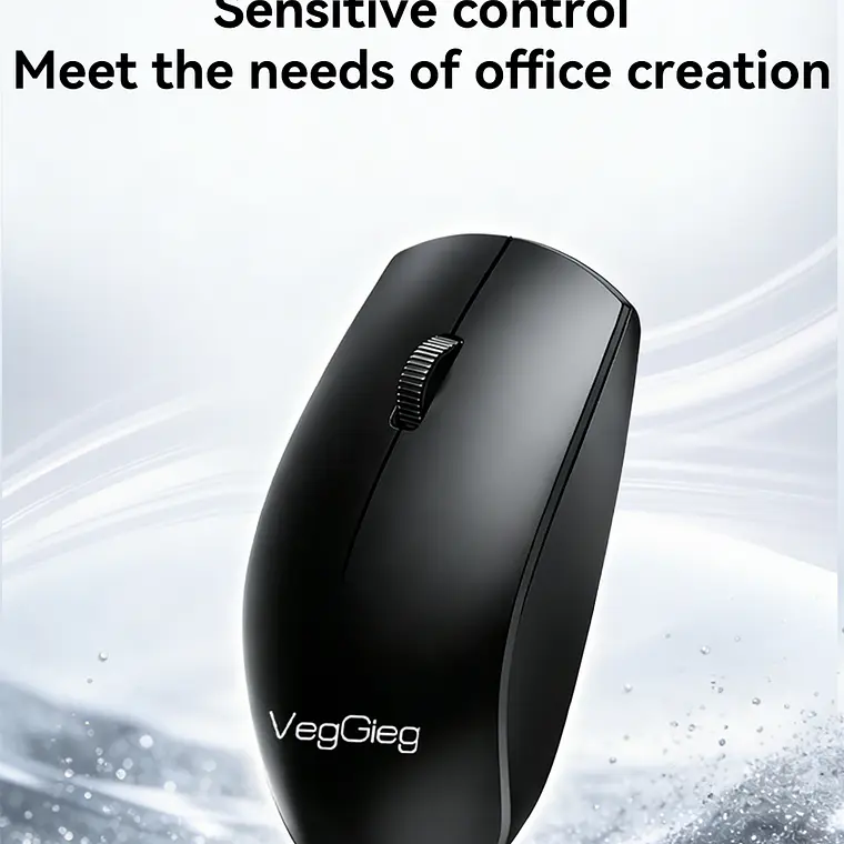 Kit Teclado Y Mouse Veggieg Mk700 Inalambrico Para Oficina 10