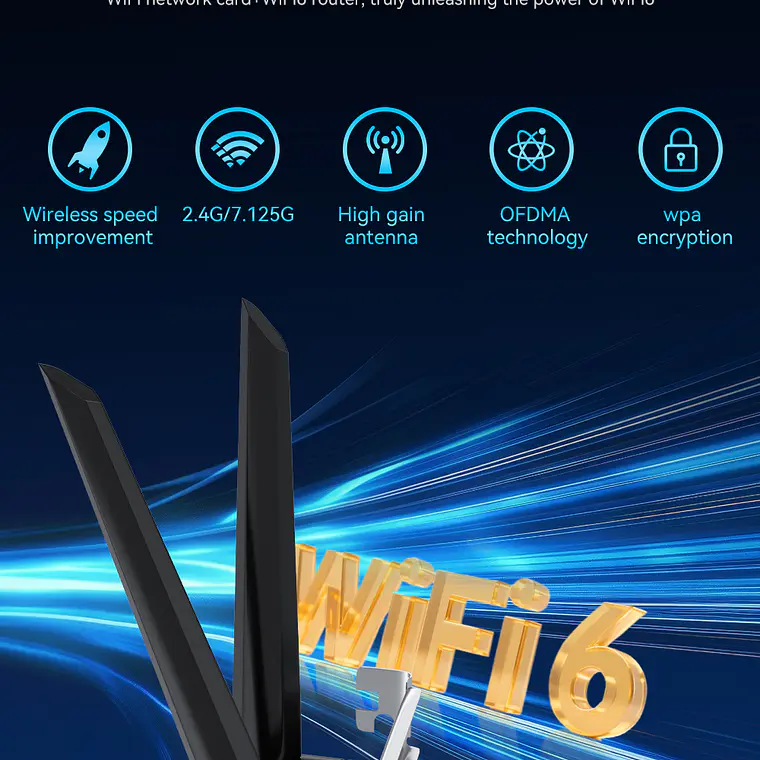 Tarjeta Red Pci-e Inalámbrica Wifi 5 + Bluetooth 4.2 Veggieg 5